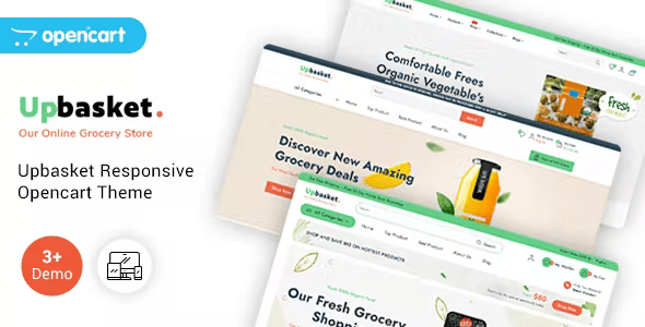 Upbasket – Multipurpose Grocery & Supermarket OpenCart Theme