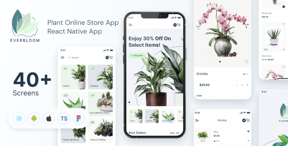 Everbloom – Plant Online Store | React Native CLI 0.73.2