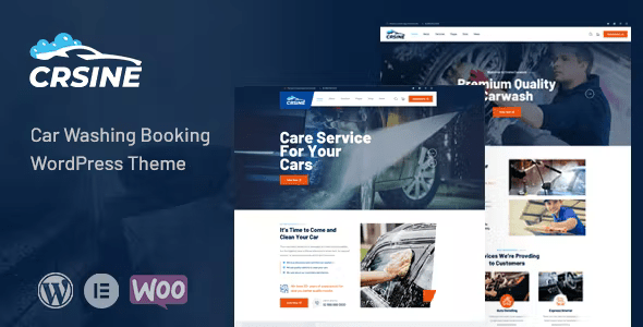 Crsine – Car Washing Booking WordPress Theme 1.3.3