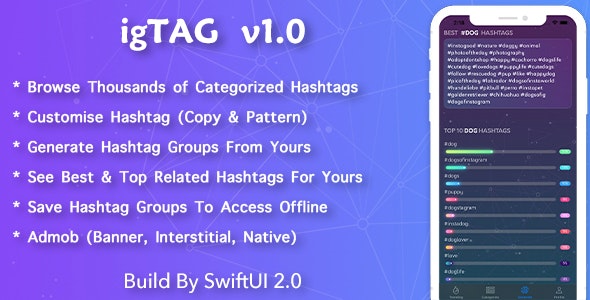 igTAG : Hashtags for Instagram  TikTok