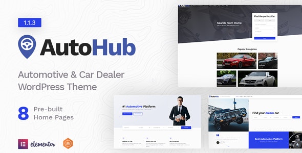 Autohub – Automotive Car Dealer Theme