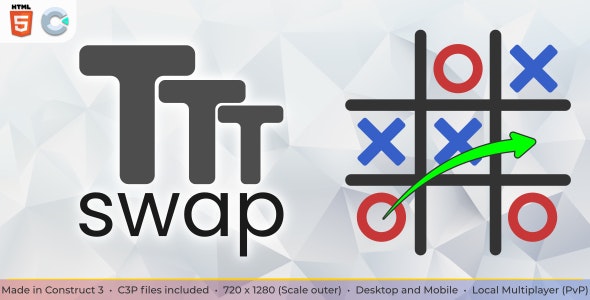 TTT Swap – HTML5 Puzzle game