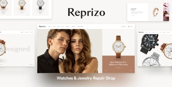 Reprizo – Jewelry  Watch Shop WordPress Theme 1.0.6