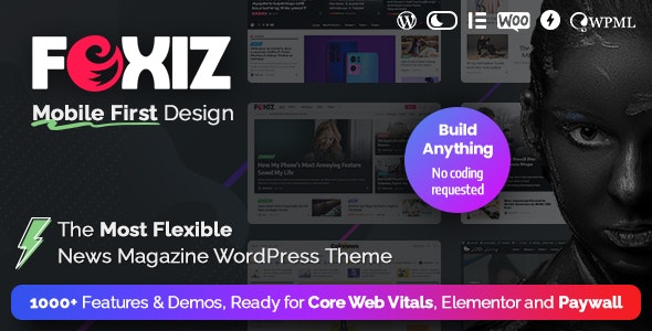 Foxiz – Newspaper News & Magazine WordPress 2.5.0