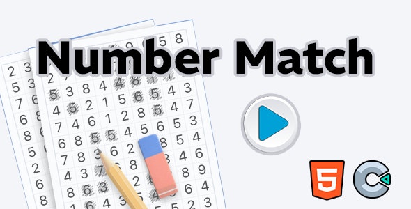 Number Match – Html5 (Construct3)