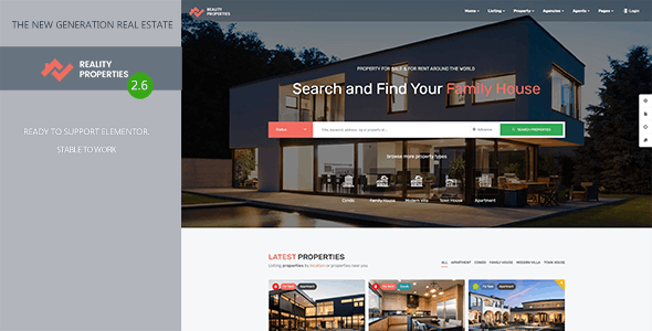 Reality | Estate Multipurpose WordPress Theme 2.6.3