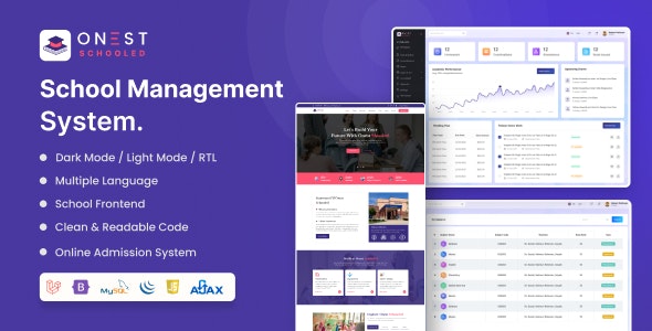 Onest Schooled – School Management System Laravel Script 1.3.0