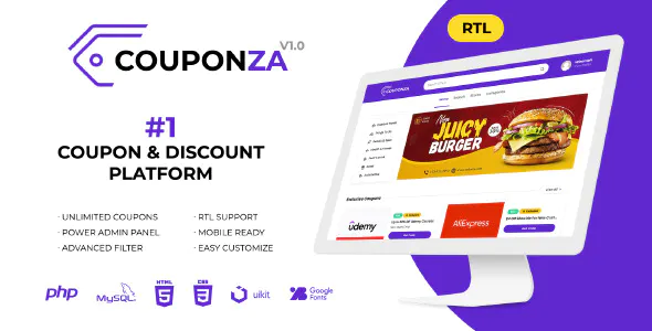 Couponza- Ultimate Coupons  Discounts Platform