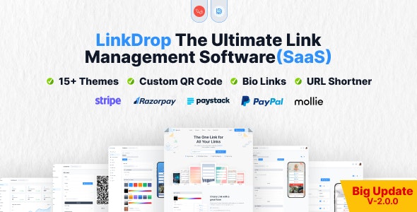 Linkdrop – SaaS Link Management Tool