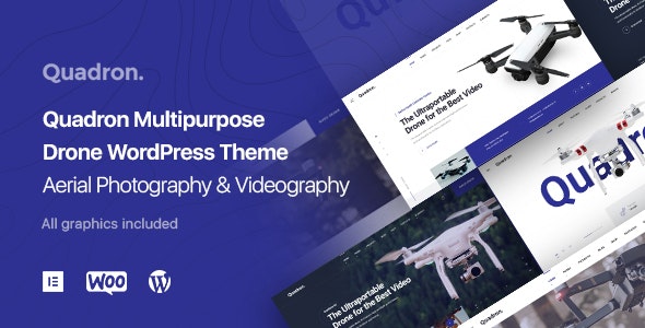 Quadrone –  Drone, UAV, Video Pilot WordPress Theme