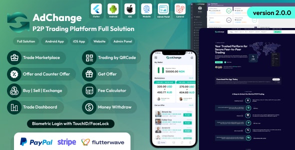 adChange – P2P Trading Platform Full Solution