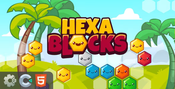 Hexa Blocks – HTML5 Puzzle Game (Construct 2/3)