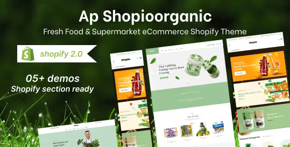 Ap Shopioorganic – Fresh Food  Supermarket Shopify Theme