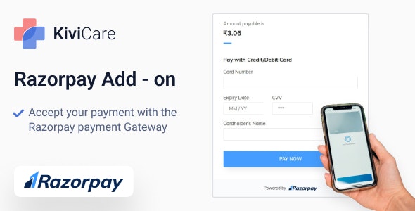 KiviCare – Razorpay Payment Gateway ( Add – on  )