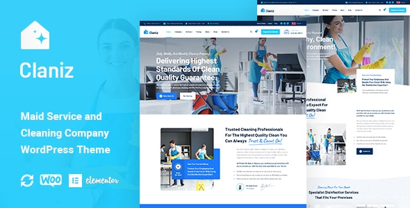 Claniz – Cleaning Services WordPress Theme