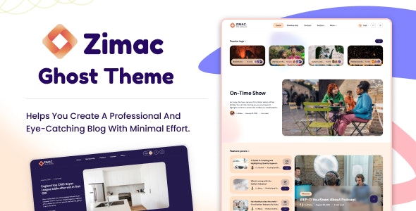 Zimac – Personal Ghost Theme for Bloggers