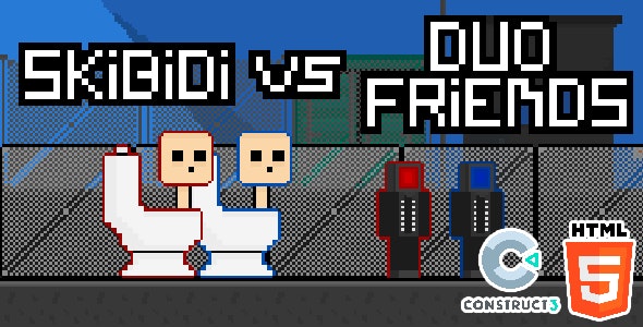 Skibidi vs Duo Friends – HTML5 Game – Construct 3