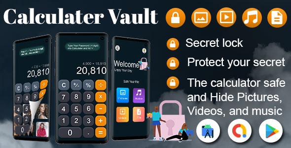 Calculator – Photo Vault – Photo Vault and Video Vault – Hide Photo Video Music Documents – Calc Box