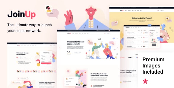 Join Up – BuddyPress Community Theme