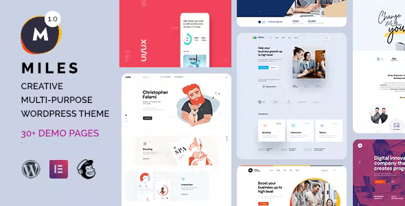 Miles – Multipurpose Creative WordPress Theme