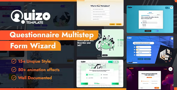Quizo – Questionnaire Multistep & Quiz Form Wizard