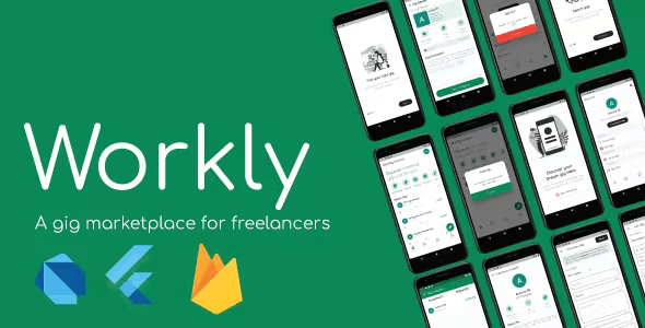 Workly – Real-Time freelancers and gigs market place flutter app