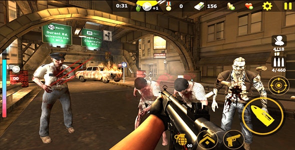 Zombie Shooter Survival killer 3D Unity Game