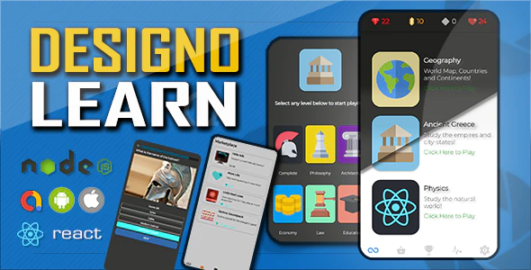 DesignoLearn: Full-stack React Native Learning App! (New)