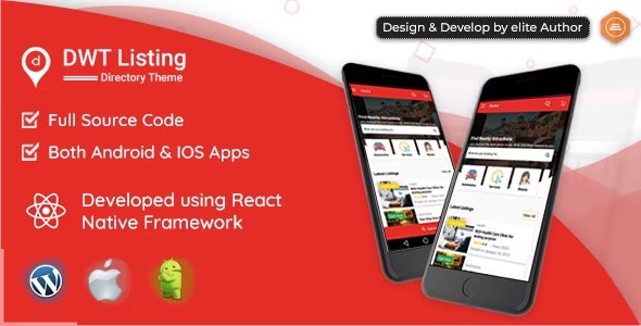 DWT Listing – Directory & Listing React Native App 2.1.5