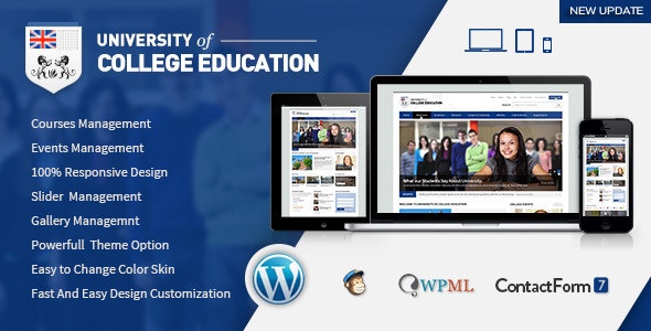 University | Education Responsive WordPress Theme