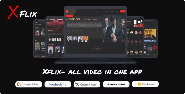 Xflix- All Video One Solution (Live, Movie, Tv Channel and many more.)