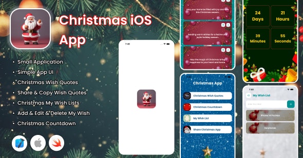 Christmas iOS App – Merry Christmas – Christmas Wish Quotes