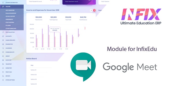 Google Meet –  Module for InfixEdu Gmeet Live Class