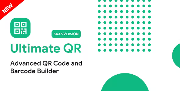 UltimateQR – Advanced QR Code + Barcode Generator – SAAS – PHP Script 2.0.3 [Extended License]