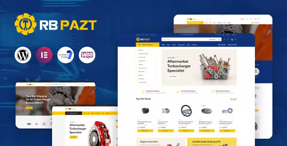 RBpazt – Auto Parts WooCommerce Theme 1.1