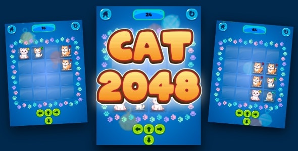 Cat 2048 – Cross Platform Puzzle Game