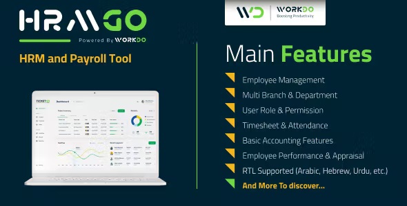 HRMGo SaaS – HRM and Payroll Tool