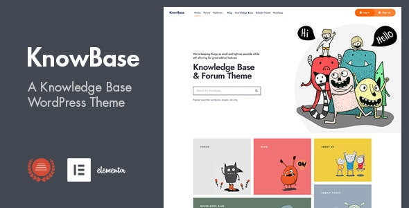 KnowBase – A Helpdesk & bbPress WordPress Theme 1.2