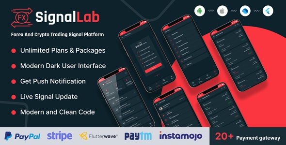 SignalLab – Forex And Crypto Trading Signal Flutter App 2.0