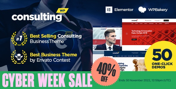 Consulting – Business, Finance WordPress Theme