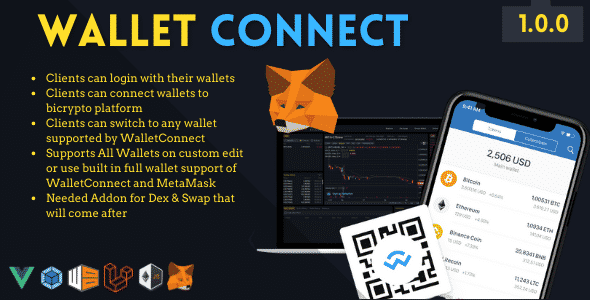 Wallet Connect Addon For Bicrypto – Wallet Login, Connect