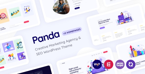 Panda – Creative Marketing Agency  SEO WordPress Theme 1.7