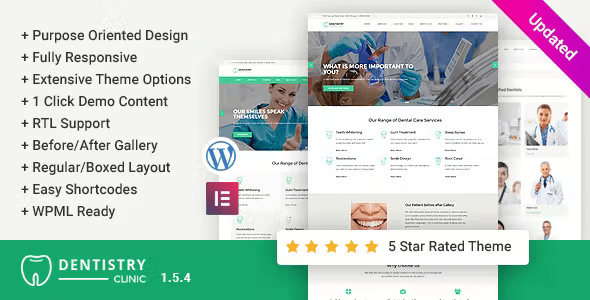 Dentistry – Dental Clinic WordPress Theme