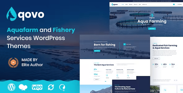 Aqovo – Aqua Farm  Fishery Services WordPress Theme 1.3