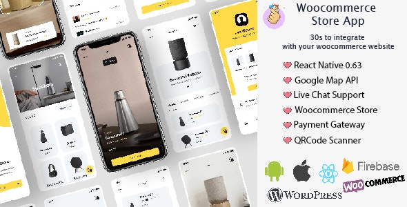 React Native Woocommerce Store App