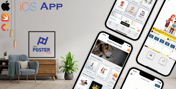 Digital POSTER Hub, Festival Post Or brandspot 365 clone – Ios App