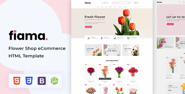 Fiama – Flower & Florist Shop HTML Template