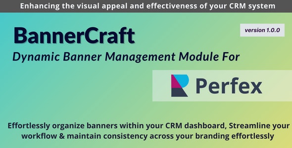 BannerCraft – Dynamic Banner Management Module for Perfex CRM