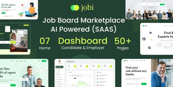 Jobi – Job Board Marketplace | AI Powered (SAAS)