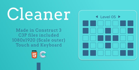 Cleaner – HTML5 Casual game